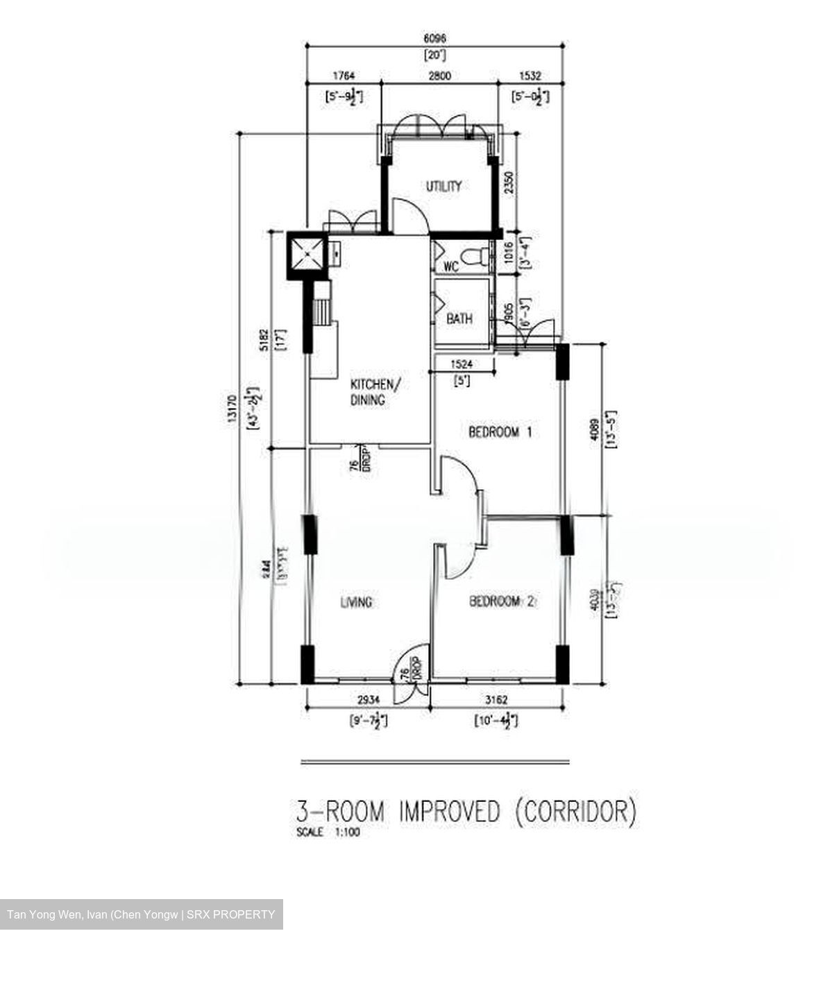 Blk 6 Marine Terrace Walk (Marine Parade), HDB 3 Rooms #622672931